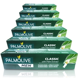 6x Palmolive Classic Shaving Lather Shave Cream 100ml