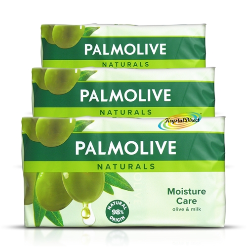 9 Bars of Palmolive Naturals Moisture Care Olive & Milk Soap 90g