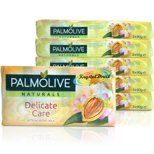18 Bars of Palmolive Naturals Delicate Care With Almond Milk Soap 90g