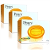 3x Pears Pure & Gentle Transparent Bar Soap With Natural Oils 125g
