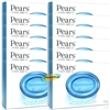 12x Pears Pure & Gentle Transparent Bar Soap With Mint Extracts 125g