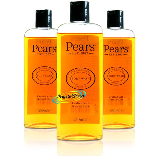 3x Pears Pure & Gentle Original Body Wash Soap Free Shower Gel 250ml