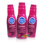 3x PlayTime Cherry Stimulating Lube Water Based Intimate Lubricant 75ml Discreet Packaging
