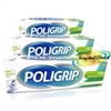 3x Poligrip Denture Fixative Cream Ultra Fresh Mint 40g Zinc Free