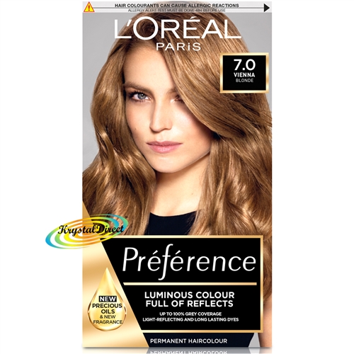 LOreal Preference VIENNA #7 BLONDE Permanent Hair Colour Dye