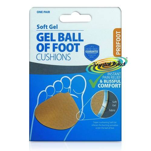 Profoot Soft Gel of Ball Foot Washable Fabric Cushions Pain Burning Relief