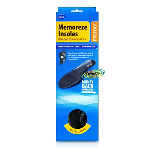 Profoot Memoreze Ultra Light Moulding Foam Cushion Improved Comfort Insoles