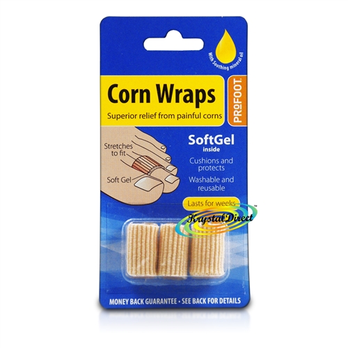 Profoot Corn Wraps Soft Gel Inside Cushions Protects Painful Corns