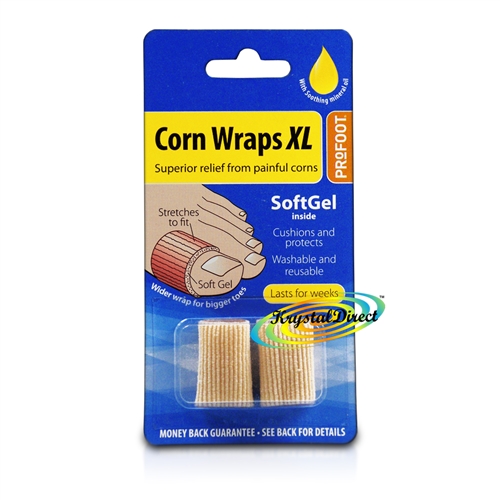 Profoot Gel Corn Wraps XL Cushions Comforts Toe Protection Relief From Corns