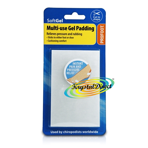 Profoot Soft Gel Multi Use Gel Padding Relieves Pressure Rubbing Friction