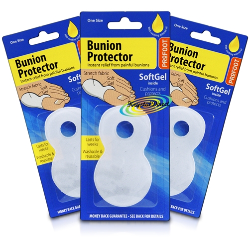 3x Profoot Soft Gel Bunion Pain Relief Cushions Prevents Rubbing Protector