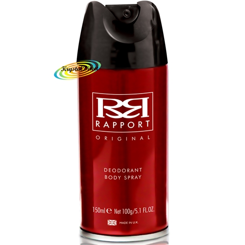 Rapport Red Long Lasting Masculine Deodorant Body Spray For Men 150ml