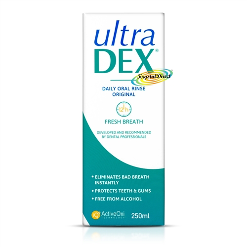 UltraDEX Original Daily Oral Mouthwash Rinse 250ml Alcohol Free