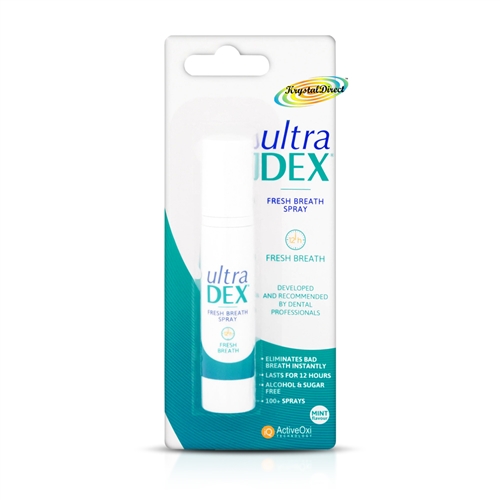 UltraDEX Original Fresh Mint Breath Oral Spray 9ml Alcohol & Sugar Free