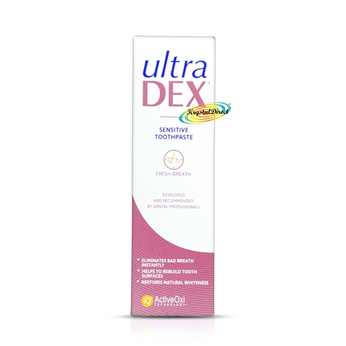 UltraDEX Sensitive Whitening Fluoride Toothpaste 75ml