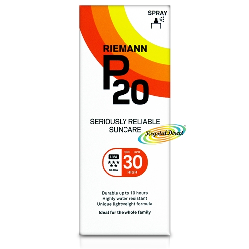 Riemann P20 Sunscreen Sun Protection Transparent Lotion Spray SPF30 200ml