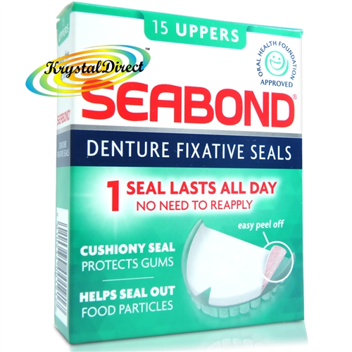 Seabond Gum Denture Fixative Maximum Strength Original Seals 15 Uppers