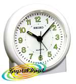 Seiko QXE303W Alarm Clock Round White