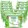 12x Simple Kind To Skin Cleansing Facial Wipes Vitamin Goodness