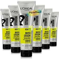 6x Loreal Studio Line Invisi Groom Taming Balm Natural Look Hair Gel 150ml