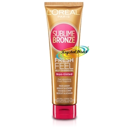 L'Oreal Sublime Bronze Fresh Feel Non Tinted Self Tanning Body & Face Gel 150ml