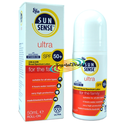 SunSense Ultra 50ml UVA&UVB SPF 50+ Roll-On, For The Family
