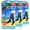 3x Sure Travel Flight Compression Unisex DVT 12-17mmHg Black LARGE Socks