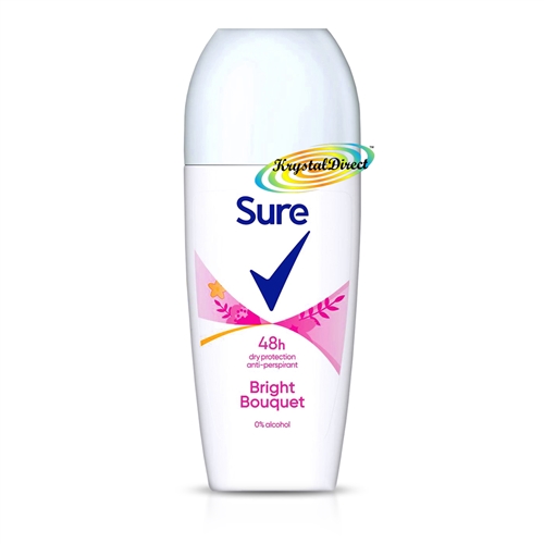 Sure BRIGHT BOUQUET 48Hr Anti-Perspirant Deodorant Roll On 50ml