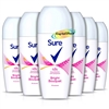 6x Sure BRIGHT BOUQUET 48Hr Anti-Perspirant Deodorant Roll On 50ml