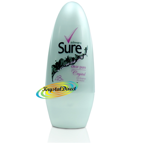 Sure Crystal Clear Pure 48Hr Anti-Perspirant Deodorant Roll On Alcohol free