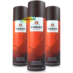 3x Tabac Original Shaving Foam 200ml
