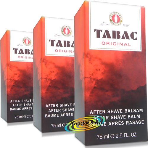 3x Tabac Original Aftershave Balm 75ml