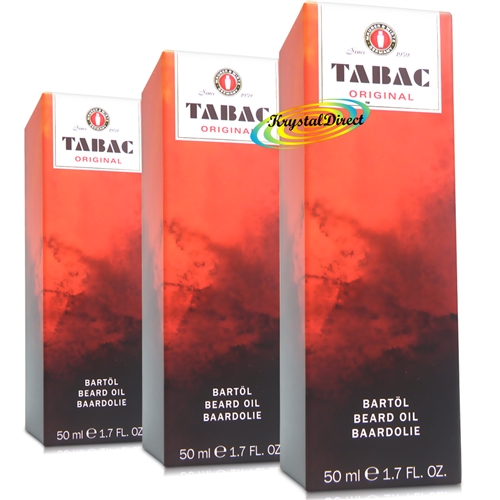 3x Tabac Original Beard Oil 50ml