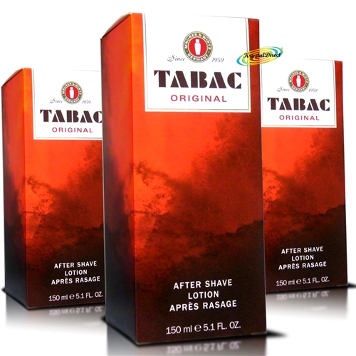 3x Tabac Aftershave Lotion 150ml