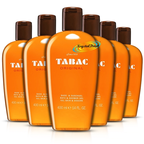 6x Tabac Original Bath & Shower Gel 400ml