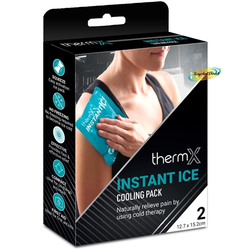 ThermX Instant Ice Cooling Pack 2 Cold Therapy Packs