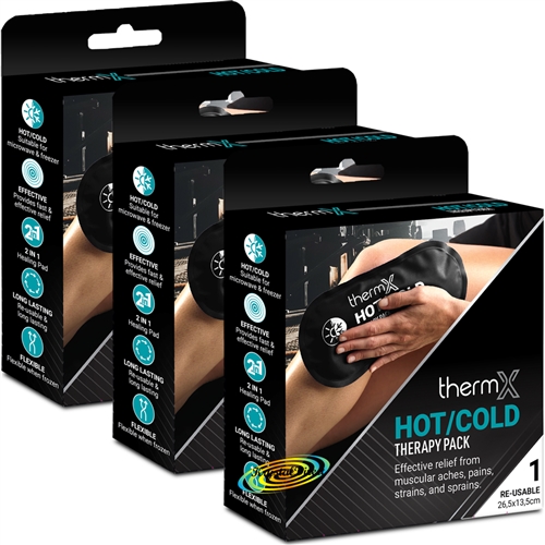 3x ThermX Hot/Cold Therapy Ice/Heating Gel Pack