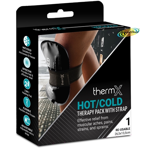 ThermX Hot/Cold Therapy Ice/Heating Gel Pack With Support Strap