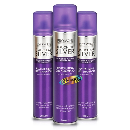 3x Provoke Touch of Silver Revitalising Dry 200ml
