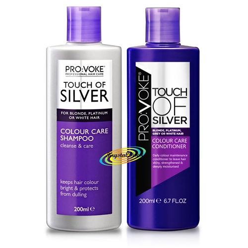 Provoke Touch of Silver Colour Care Shampoo & Conditioner 200ml