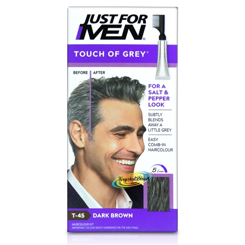 Just for Men Touch of Grey T45 Dark Brown Easy Comb in Haircolour Dye