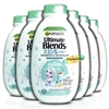 6x Garnier Ultimate Blends Kids 2 in 1 Hypoallergenic Shampoo 250ml Oat Delicacy