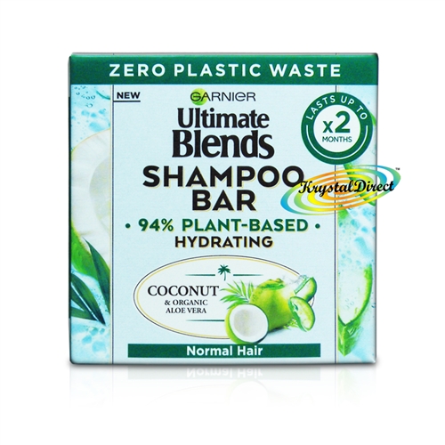 Garnier Ultimate Blends Hydrating Aloe Vera Shampoo Bar 60g Plastic Free