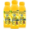 3x Garnier Ultimate Blends Hair Food Nourishing Banana Shampoo 350ml