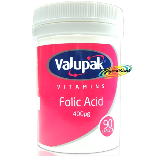 Valupak Vitamin Folic Acid 400Î¼g 90 Tablets