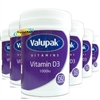 6x Valupak Vitamin D3 60 Tablets 1000iu