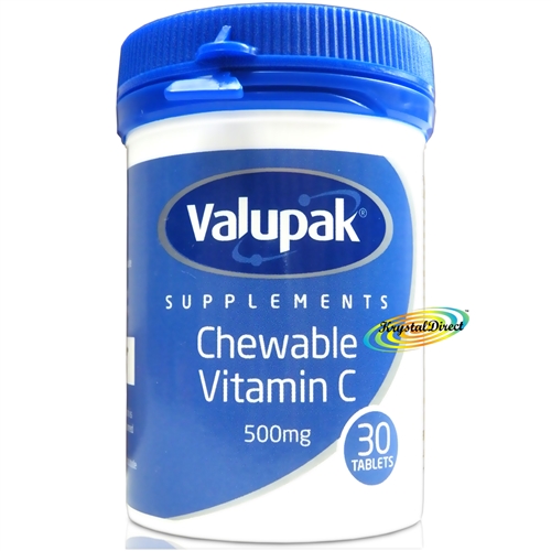 Valupak Chewable Vitamin C 500mg 30Tablets