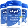 3x Valupak Chewable Vitamin C 500mg 30Tablets