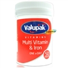 Valupak Multi Vitamin & Iron One a Day 50 Tablets Multivitamin