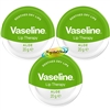 3x Vaseline Lip Balm Therapy Petroleum Jelly With Aloe Vera 20g Travel Size Pot